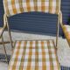 Serie de 3 fauteuils vintage pliants
