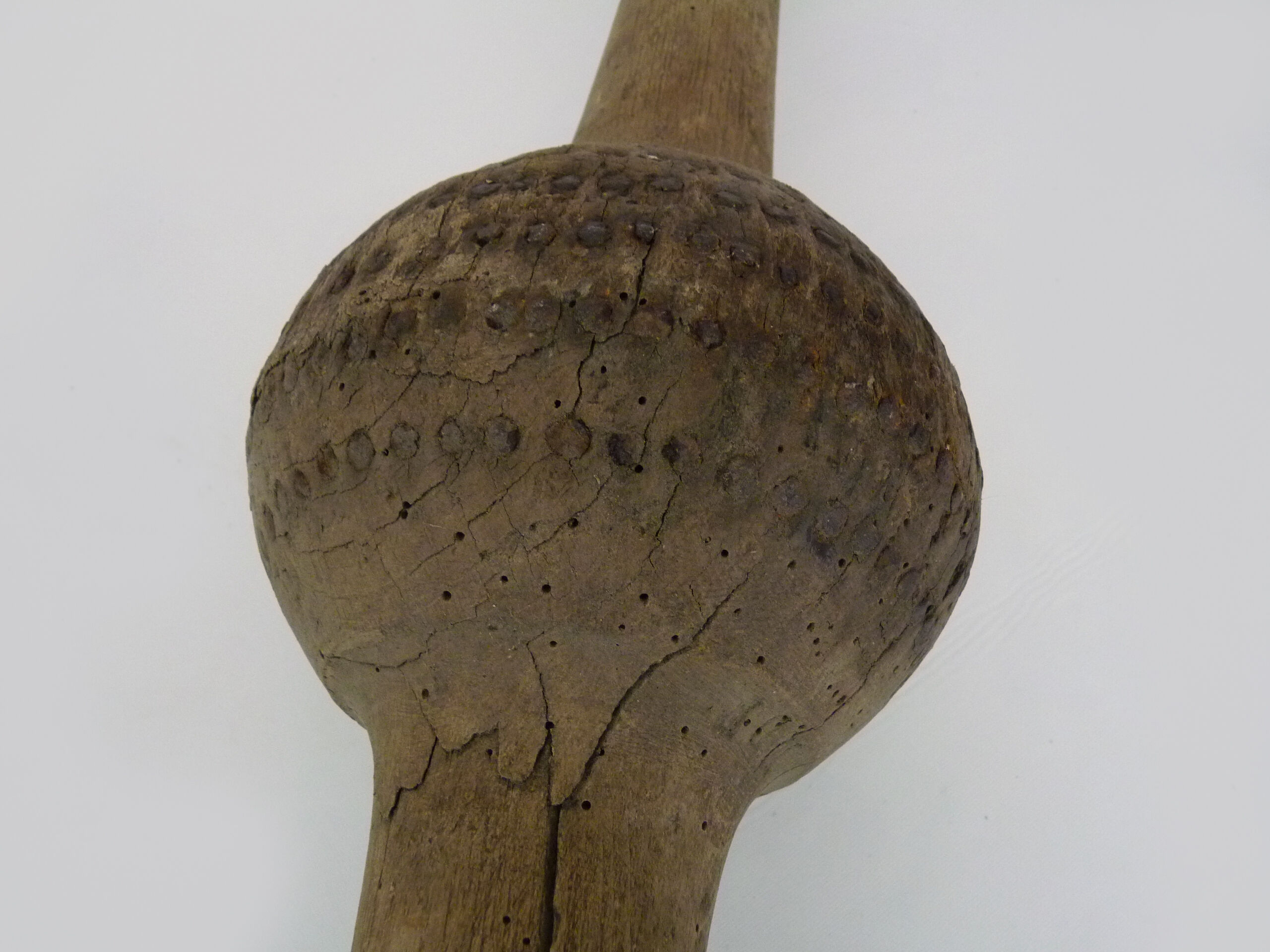 Old Basque keel in studded wood XIXth