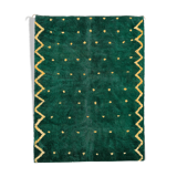 Modern Moroccan carpet green