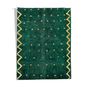 Modern Moroccan carpet green