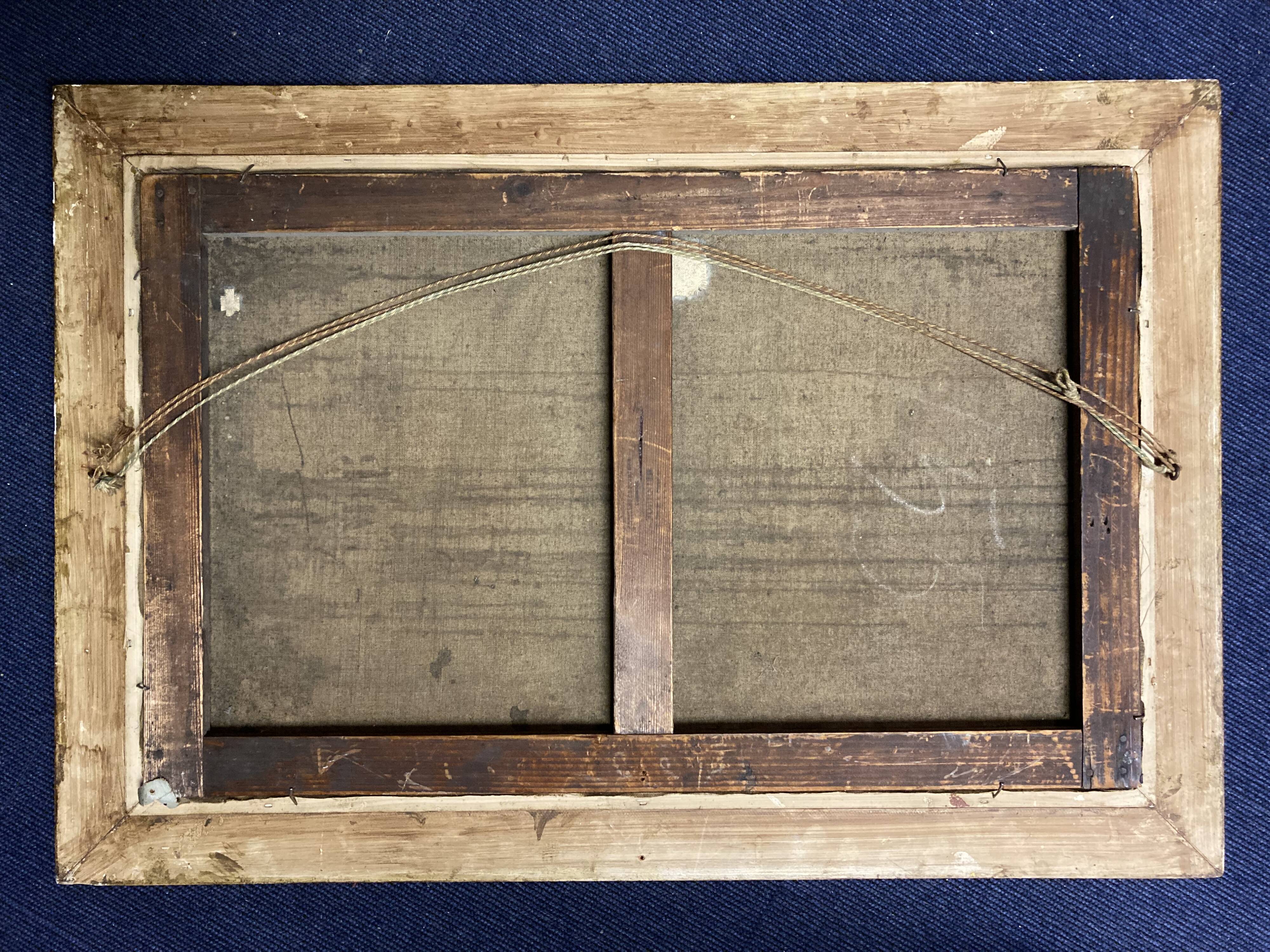 Peter baumgartner (1834-1911), seaside landscape, oil on canvas