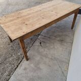 Old rustic farmhouse store table 2 drawers -2m22