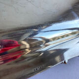 Old flat tray of service Christofle model rockeries silver metal