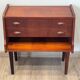 Scandinavian teak chest of drawers from the 1960s, Denmark.