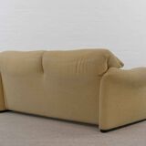 Set (2) Cassina Maralunga Sofas in beige Bouchlé-Fabrics by Vico Magistrett