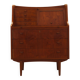 Bureau secrétaire en teck, design danois, années 1970, fabricant : AG Spejl Kobberbes