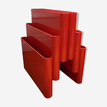 Porte magazine Kartell Rouge Giotto Stoppino 1970