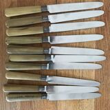 Lot de 10 couteaux vintage