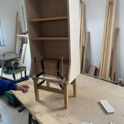 Library with drawer