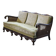 Bergere Sofa from 1900s, French Inspired, Danish Craftmanship