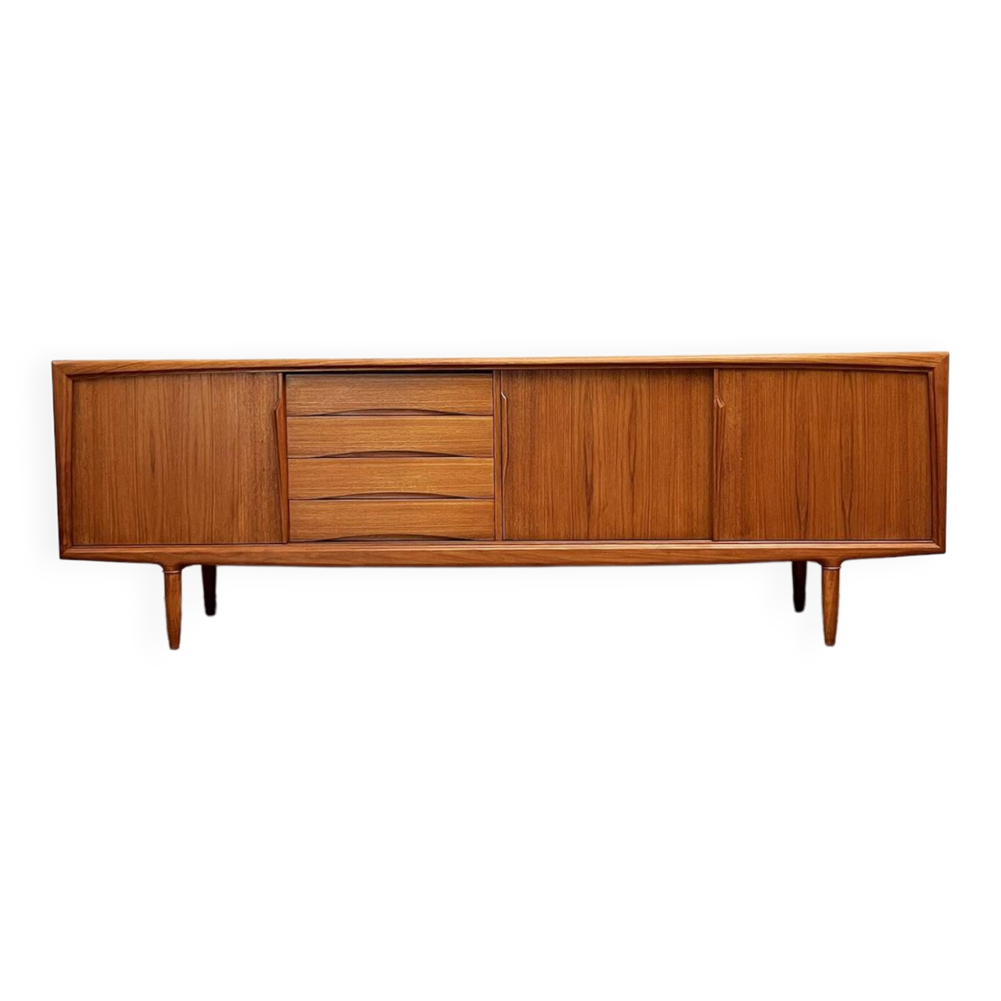 Danish Mid-Century Modern Sideboard in Teak by Axel Christensen Odder Furniture, 1960s