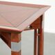 Tall Art Deco design side table with removable top
