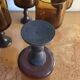Lot de verres pieds en bois