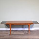 Midcentury teak extending coffee table by Mcintosh