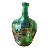 Green demijohn vase