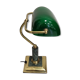 Lampe banquier de bureau marbre vert