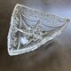 Crystal triangle dish