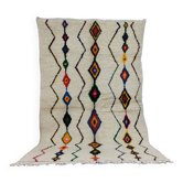 Handmade wool Berber rug 240 x 150 cm
