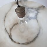 Antique French Alabaster Plafonnier Pendant Light