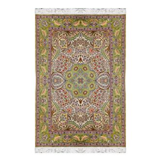 Tapis d'orient égyptien pure soie - : 1.50 X 2.20 mètres. Fait main - soie sur soie