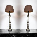 Paire de lampes italiennes