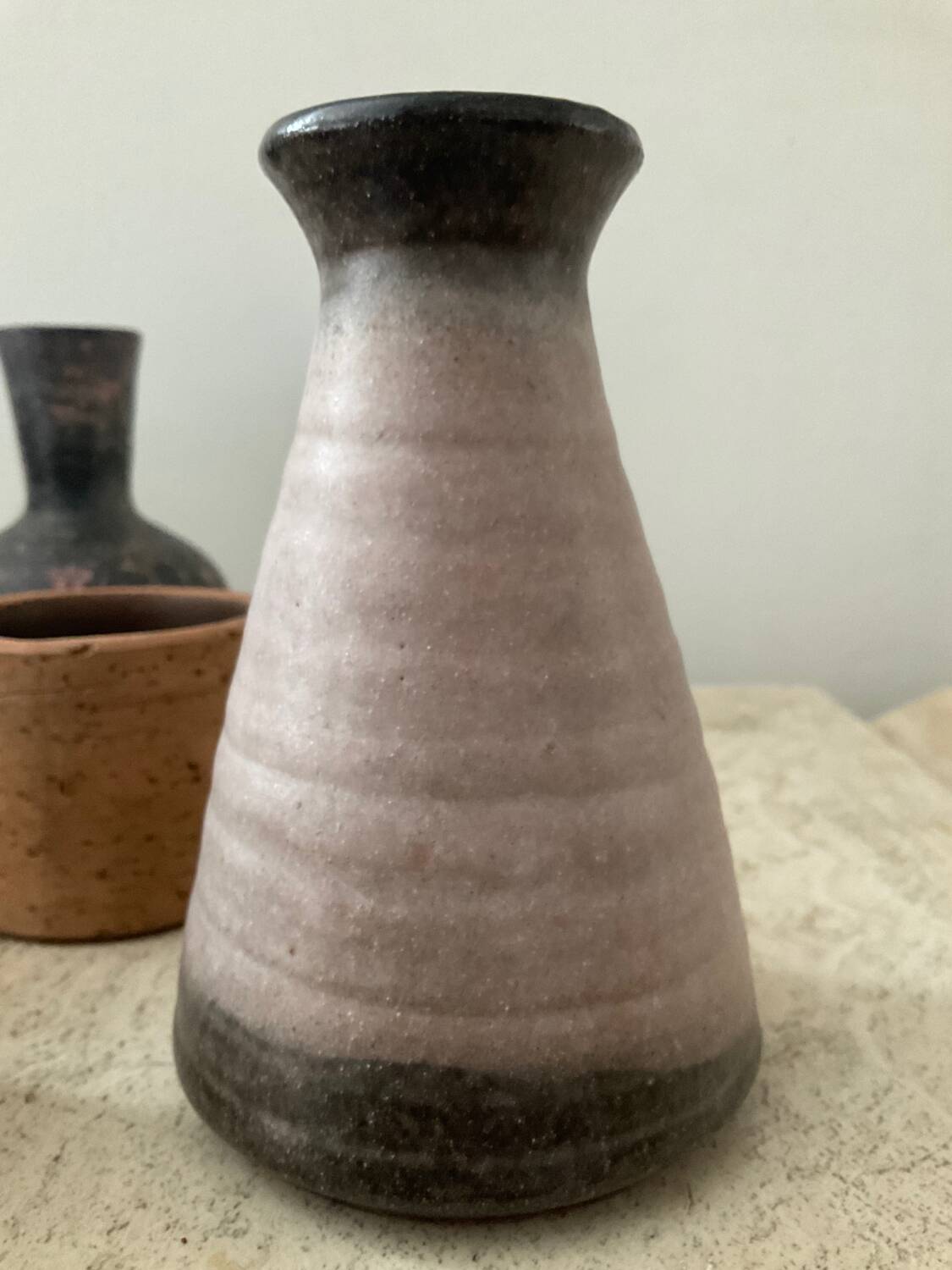 Series of 6 vintage miniature vases
