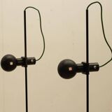 Black metal Floorlamp by Barbieri e Marianelli for Tronconi