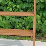 Solid wood bookcase shelf