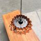 Copper pendant lamp Swiss type 810 modern mid-century by Hans Zender for Temde