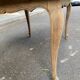 Table à manger extensible Louis XV bois massif chêne et marqueterie 200cm