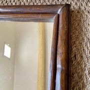 Miroir bois 37x60 cm, années 80