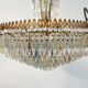 Vintage chandelier 8 lights and brass