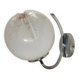 Mazzega wall lamp from the 70s, chrome glass