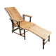 Chaise longue en rotin