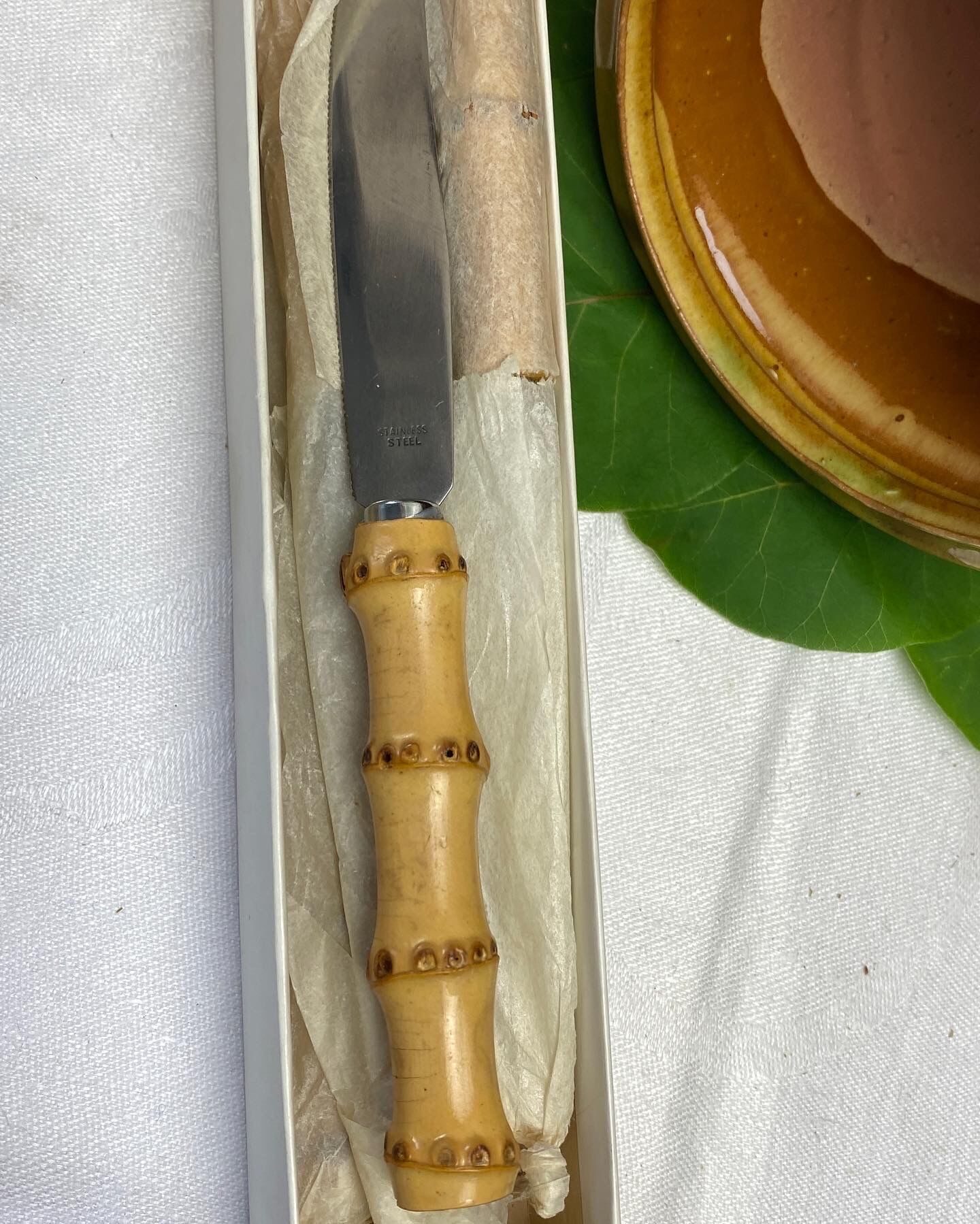 Set of 6 vintage dessert, cheese, dessert knives
