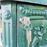 Old mailbox on foot
