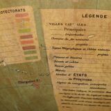 Terrestrial globe signed J. Forest – Late 19th century