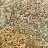 Terrestrial globe j. forest, geographical publisher in paris - early 20th century