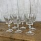 Set of 6 crystal glasses