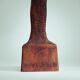 Dutch Brutalist carved wood sculpture of woman's figure, height 95cm, 1970s