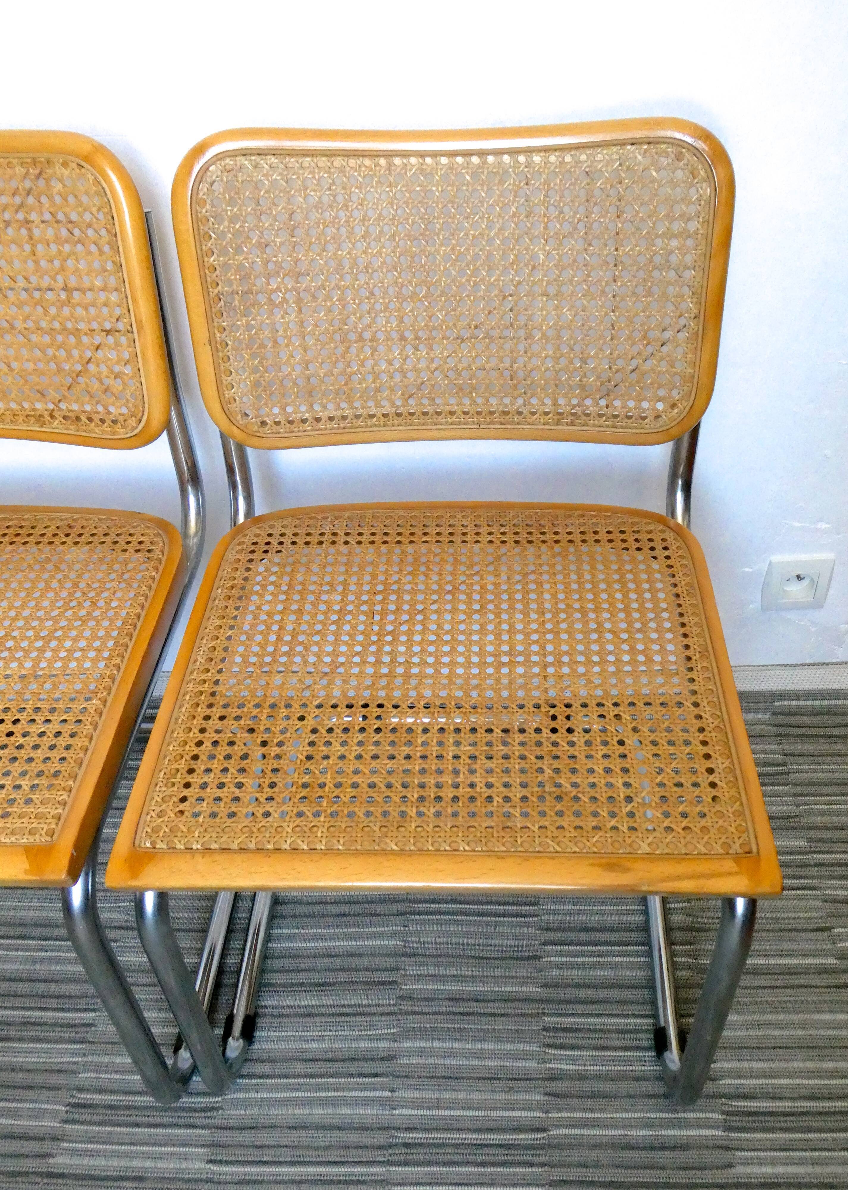 Pair of chairs B32 by Marcel Breuer