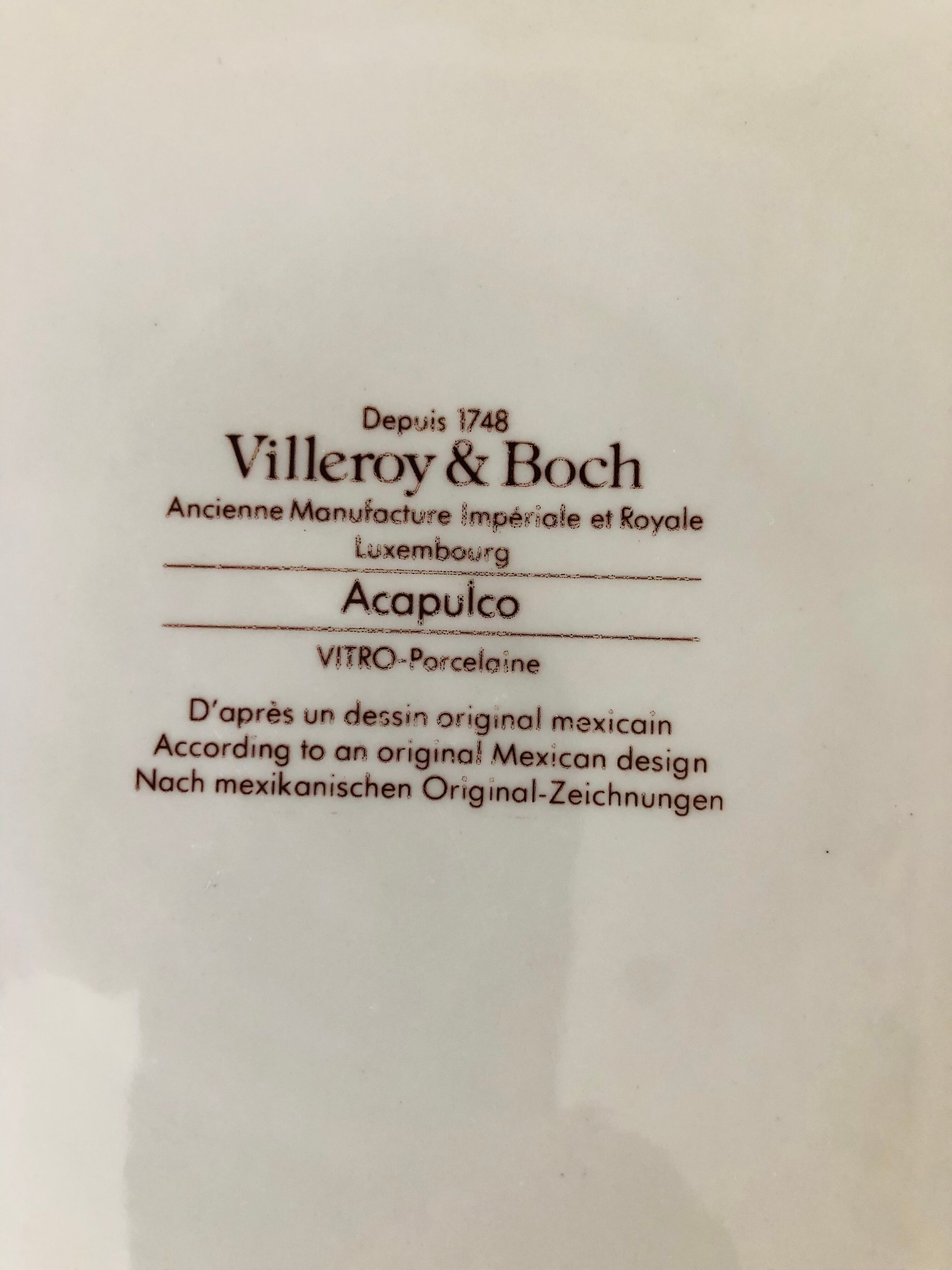 Saladier Villeroy et Boch Acapulco