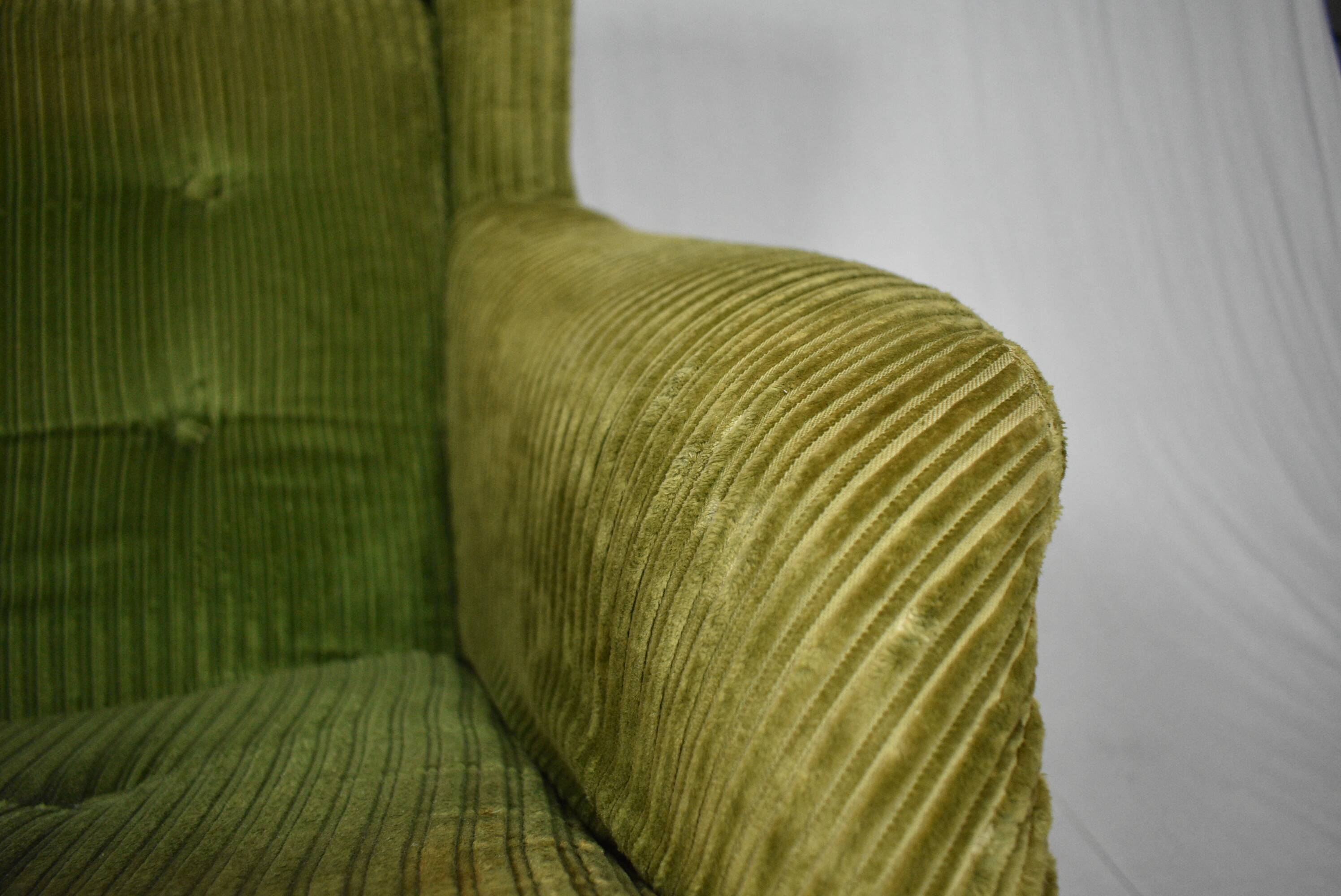 Design Scandinavian Leather rocking chair by Peem, 1970´s.