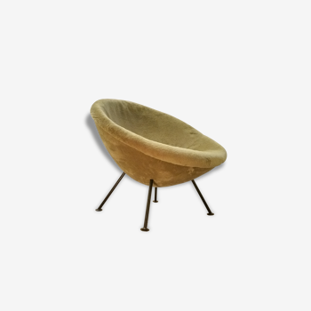 Rare Fauteuil boule egg années 50 Spoutnik sputnik ball chair