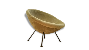 Rare Fauteuil boule egg années