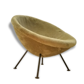 Rare Fauteuil boule egg années 50 Spoutnik sputnik ball chair