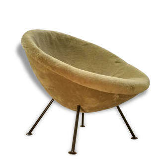 Rare Fauteuil boule egg années 50 Spoutnik sputnik ball chair