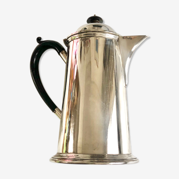 Former English silver metal coffee maker with uniplat decoration