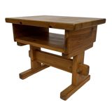 Vintage bedside table side table pinewood 70's design