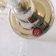 Double candle holder BMF silver metal design 70s